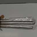 Ausemku Shower Curtain Rod - 32-68 Inch Rustproof Tension Rod, Non-Slip Spring Design, No Drilling Adjustable Curtain Rod for Bathroom, Kitchen, and ClosetSilver