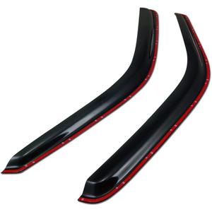 in Channel Classic Style Smoke Window Visors Deflector Vent Shade Guard 2 Pieces Compatible with 94-01 Dodge Ram 1500/94-02 2500/3500