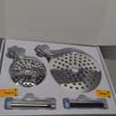 MakeFit Dual Filtered Rain Shower Head Combo, Handheld Shower Head with Adjustable Bar - Rainfall Shower Head And Showerhead with Filter for Hard Water - Removes Chlorine (Premium Chrome)