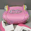 Graco TurboBooster 2.0 Backless Booster Car Seat, Barbie, Travel Booster Seat for Children Ages 4-10, Weight 40-100 Pounds and Height up to 57 Inches