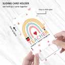 2 x Teacher Lanyards for Id Badges,Badge Reel Retractable and Detachable Name Tag Clip,Breakaway Lanyards for Id Badges,Teacher Nurse Student Women Men Office Christmas Gifts