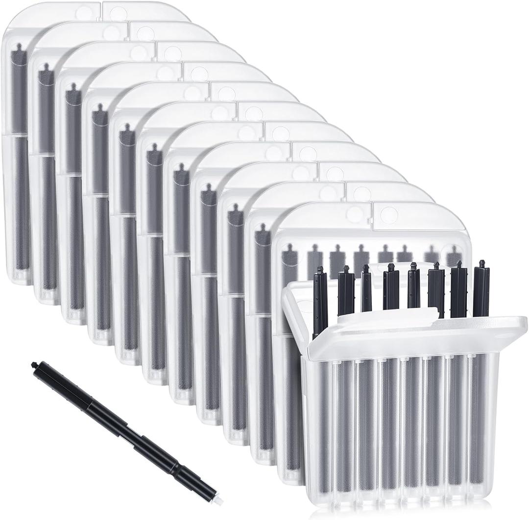 TrelaCo 96 Pcs Hearing Aid Ear Wax Guard Filter Cerumen Stop Cleaning Tool Accessories Hearing Aid Cleaning Kit with Carry Case Compatible with Phonak, Widex, Resound Wax Traps, 12 Packs