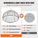 Firepit Spark Screen Lid, 30" Diameter, Outdoor Firepit Ring Cover Round Accessories, Fire Pit Metal Cover, Easy-Opening Stainless Steel Fire Ring Covers for Outdoor Patio Fire Pits Backyard