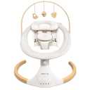 Jool Baby Nova Nature Baby Swing for Newborns – Natural Wood Toys, Electric Motorized Infant Swing, Bluetooth Music (Wood/ Oatmeal)