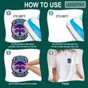 2 x Be Trans Throw Hands Patch, Size 3 Inches Iron On Raccoon Embroidery Patches for Hats Clothes Backpacks Jeans, DIY Sew On Patches, Raccoon Patches, Fabic Patches, Funny Gift for LGBTQ Gay