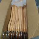 Wooden Hangers 20 Pack Smooth Finish Wood Hanger,Sturdy Clothes Hanger for Suit,Jacket, Pant, Dress,Coat Hangers for Closet (Natural)