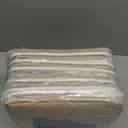 11 x 11 Inch Cube Storage Bins, 6 Pack Large Collapsible Fabric Storage Bin with Ropes, Foldable Storage Cubes for Home, Office,Closet, Clothes, Toys Organizer (White & Beige-11"x11"x11")