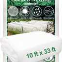 Garden Netting Pest Barrier, 10 ft x 33 ft Ultra Fine Mesh Mosquito Net Cicada Bird Bug Insect Netting for Raised Garden Bed Greenhouse, Plant Row Cover for Protect Vegetables Fruits Flowers Trees