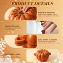 Wood Stove Steamer, WoodStove Humidifier, Woodstove Steamer, Cast Iron Humidifier for WOODStove 2.4 Quart Large Capacity Rust Resistant, Orange & Pumpkin