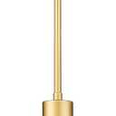 Emak Modern Pendant Lights Kitchen Island, 8 Inch Gold Pendant Light with Milk Glass Shade, Hanging Light Fixture for Kitchen Island, Dining Room, Bathroom, Bedroom, PL122-GD-ML