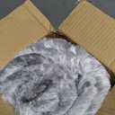 Cushious Electric Heated Blanket Throw 50''x60''Size Faux Fur Heating Blanket 10 Heating Settings, 1-8h Timer & Overheat Protection, Machine Washable, Soft Flannel and Sherpa Full Body Warmth