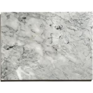 Kota Japan White Marble 12" X 16" Pastry & Cutting Board - Stay-Cool Natural Non-Stick Stone Surface for Dough Rolling, Pizza, Cake and Pie Making - Cheese & Charcuterie Tray Kitchen Countertop Slab
