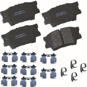 Bendix Premium SBC1212 Ceramic Rear Brake Pads for Select Models Lexus ES300h, ES350, HS250h, Pontiac Vibe, Toyota Avalon, Camry, Matrix, RAV4