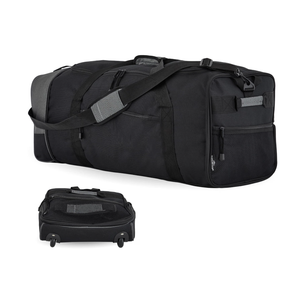 Travelers Club 32" Expandable Rolling Travel Duffel Bag, Black