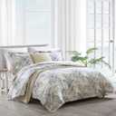 Tommy Bahama - King Comforter Set, Reversible Cotton Bedding with Matching Shams, Super Soft Bedding Set (Bakers Bluff Blue, King) (Off White/Blue/Grey)