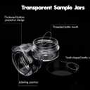 5 Gram Sample Containers With Lids, 200 Count 5ML Jars, Empty Cosmetic Jars for Glitter, Lotion, Cream, Beads - With Labels, Mini Spatulas