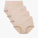 FallSweet No Show High Waist Briefs Underwear for Women Seamless Panties Multi Pack 3XL