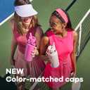 Hydro Flask Water Bottle - Insulated Stainless Steel - Wide Straw Lid, Non Spill, Leakproof in 32 Oz Trillium Pink