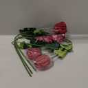 Briful 6 Pcs Burnt Orange Artificial Mums for Outdoors Fall  25.6 Long Stem Faux Chrysanthemums, Large 6 Silk Fall Flowers for Wedding Bouquets, Centerpieces, Porch Dcor, Indoor Home Decoration