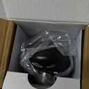 CIRCLE JOY Electric Can Opener, One-Touch Automatic Can Opening with Smooth Edges, Food Safety Handheld Battery-Operated Can Opener for Kitchen and Seniors, Black