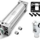 BAOMAIN Pneumatic Air Cylinder SC 63x300 2-1/2" Bore 12" Stroke with Clevis