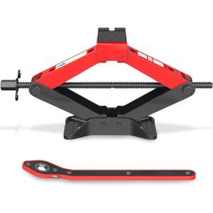 Portable Car Jack 3 Ton, Heavy Duty Scissor Jack for Car, Spair Tire Changing kit with Ratchet Wrench, Tire Jack Kit for Car SUV MPV