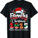 Family Christmas 2025 Matching Outfit Xmas Squad Santa T-Shirt, Size L
