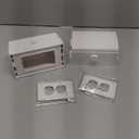 Baby Block Award-Winning Wall Outlet Cover Box to Prevent Plug from Being Unplugged | Power Outlet Covers Baby Proofing | Childproof Electric Locking Box | Child Safety Socket Protector Lock