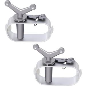 4 x Pool Cover Winch for Above Ground Swimming Winter Ratchet Rust-Proof Aluminum Replacements Pool Cover Winterizing Closing (Pack of 2)