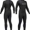 Full Wetsuits 3mm Full Wetsuit for Mens Premium Neoprene Suits for Diving Snorkeling Surfing Swimming (Medium)