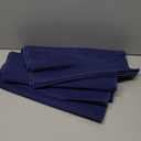 DII Basic Everyday Ribbed Tabletop 100% Cotton, Placemat Set, 13x19, Nautical Blue, 6 Piece