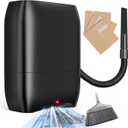 LyriFine Touchless Vacuum Automatic Dustpan, 3-Pack Dustbags Automatic Dustpan with Nozzle Attachment, Auto Sensors Hair Vacuum for Salons, 2 Cleaning Modes Electric Dustpan for Floors Pet Hair Food