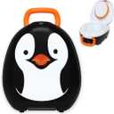 My Carry Potty - Penguin Travel Potty, Award-Winning Portable Toddler Toilet Seat for Kids to Take Everywhere