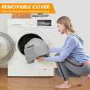 CYMULA Camping Cot Mattress 2in Memory Foam Sleeping Pad,Soft Warm Non-Slip Camping Mattress Topper with Retaining for Adults,Portable Roll up Pad for Travel(75 x30)only Mattress (Grey)