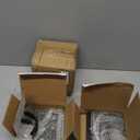 2 Pack Van Door Locks Keyed Alike, 73mm Heavy Duty Solid Steel Hidden Shackle Padlock and Hasp Set, with 4pcs Keys and 80mm Screws for Vans, Trucks, Gates, Trailer Black