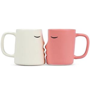 Occasionals Kissing Couple Mug Set, Wedding present for Couples, Engagement Gift, Valentines Day, Cute Matching Couple Coffee Cups Bride and Groom Husband and Wife, His and Hers, Mr and Mrs