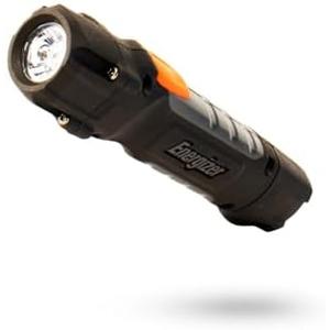 Energizer HC-300 LED Flashlight, IPX4 Water Resistant, Maximum Durability, Smart Dimming LED, High-Performance Task Light, Batteries Included, Black/Gray