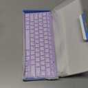 OMOTON Bluetooth Keyboard Compatible with iPad A16 11th 10th Generation, iPad 10.2 (9th/8th/7th), iPad Pro 13/12.9/11 inch, iPad Air/Mini and More iOS Devices, Purple