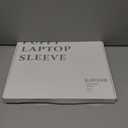 KAYOND 15-16 Inch Puffy Laptop Sleeve for MacBook Air 15 M4/M3/M2 2025-2023and MacBook Pro 16 in M4 2024,Silver