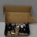 Matte Black Door Knobs,Interior Door Knob with Lock,Coastal Style Door knob for Privacy and Bedroom (Bath or Privacy) (1)