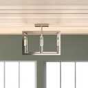 Designers Fountain Uptown 4 Light Semi-Flush Ceiling Light, Satin Platinum, 88411-SP