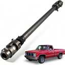 Telescopic Lower Steering Column Shaft, Compatible with 1988-2000 Chevy/GMC C/K Pickups, Suburban, Tahoe, Yukon, Replaces #14042690