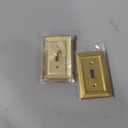 Metal Wall Plate for Light Switch, Applicable to Single Toggle, 6 Pack