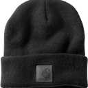 Carhartt Men's Tonal Patch Beanie (Black)