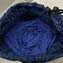 Camping Sleeping Pad, Ultralight Camping Pad with Pillow Built-in Foot Pump Inflatable Sleeping Mat Compact for Camping Backpacking Hiking Traveling - Blue