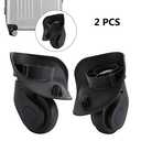 1 Pair Luggage Suitcase Wheels PVC Suitcase Replacement Wheels great Accessory for Luggage Suitcase (W041-2 L)