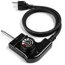 Electric Skillet Cord Replacement with Bella, Masterbuilt, Hamilton Beach etc Griddle, Adjustable Thermostat Power Cord for Grills, Griddles, and Smokers