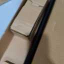 Ivilon Drapery Window Curtain Rod - Knob Design, 1 Inch Rod, 48 to 86 Inch. Black