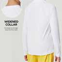 Ewedoos UPF50+ Boys Swim Shirt Rash Guard Long Sleeve Quick Dry Sun Shirts Kids Boys Fishing Shirt for Summer Outdoor (Small, White)