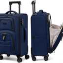 LOVEVOOK Carry On Luggage 22x14x9 - Airline Approved Spinner Suitcase, Medium-22inch